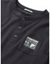 TOM TAILOR Tricou gri metalic / alb - Pled.ro