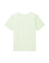 TOM TAILOR Tricou gri metalic / verde pastel / alb natural - Pled.ro