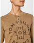 TOM TAILOR Tricou maro / maro caramel - Pled.ro