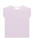 TOM TAILOR Tricou mov pastel / alb - Pled.ro