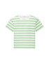 TOM TAILOR Tricou verde deschis / alb - Pled.ro