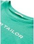 TOM TAILOR Tricou verde jad / alb - Pled.ro