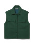 TOM TAILOR Vestă verde - Pled.ro