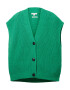 Tom Tailor Women + Vestă tricotată verde închis - Pled.ro