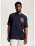 Tommy Hilfiger Big & Tall Tricou bleumarin / roșu - Pled.ro