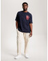 Tommy Hilfiger Big & Tall Tricou bleumarin / roșu - Pled.ro