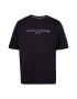 Tommy Hilfiger Big & Tall Tricou negru / alb - Pled.ro