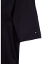 Tommy Hilfiger Big & Tall Tricou negru / alb - Pled.ro