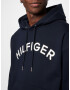 TOMMY HILFIGER Bluză de molton bleumarin / alb - Pled.ro