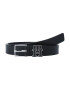 TOMMY HILFIGER Curea negru / argintiu - Pled.ro