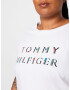 Tommy Hilfiger Curve Tricou albastru deschis / roșu deschis / negru / alb - Pled.ro