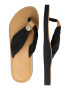 TOMMY HILFIGER Flip-flops bej deschis / negru - Pled.ro