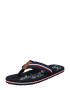 TOMMY HILFIGER Flip-flops bleumarin / albastru închis / roșu intens / alb - Pled.ro