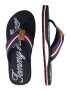 TOMMY HILFIGER Flip-flops bleumarin / albastru închis / roșu intens / alb - Pled.ro