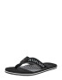 TOMMY HILFIGER Flip-flops gri metalic / roșu intens / negru / alb - Pled.ro