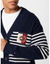 TOMMY HILFIGER Geacă tricotată bleumarin / auriu / roși aprins / alb - Pled.ro