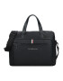 TOMMY HILFIGER Geantă laptop 'Essential' negru / alb - Pled.ro