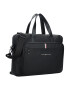 TOMMY HILFIGER Geantă laptop 'Essential' negru / alb - Pled.ro