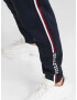 TOMMY HILFIGER Pantaloni 'GLOBAL STRIPE' bleumarin / roșu carmin / alb - Pled.ro