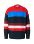 TOMMY HILFIGER Pulover albastru / albastru noapte / roz / roșu - Pled.ro