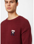 TOMMY HILFIGER Pulover bleumarin / roșu bordeaux / alb - Pled.ro