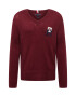 TOMMY HILFIGER Pulover bleumarin / roșu bordeaux / alb - Pled.ro