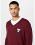 TOMMY HILFIGER Pulover bleumarin / roșu bordeaux / alb - Pled.ro