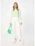 TOMMY HILFIGER Pulover 'Breton' verde măr / alb - Pled.ro