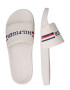 TOMMY HILFIGER Saboți bej / bleumarin / roșu / alb - Pled.ro