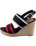 TOMMY HILFIGER Sandale albastru / roșu / alb - Pled.ro