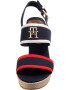 TOMMY HILFIGER Sandale albastru / roșu / alb - Pled.ro