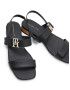 TOMMY HILFIGER Sandale cu baretă auriu / negru - Pled.ro