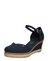 TOMMY HILFIGER Sandale 'Elba' bej / bleumarin / roșu intens / alb - Pled.ro