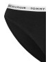 TOMMY HILFIGER Slip negru / alb - Pled.ro