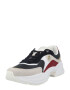 TOMMY HILFIGER Sneaker low albastru închis / gri taupe / roșu cireș / alb - Pled.ro