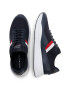 TOMMY HILFIGER Sneaker low albastru închis / roșu / negru / alb - Pled.ro