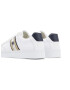 TOMMY HILFIGER Sneaker low auriu / negru / alb - Pled.ro