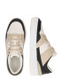 TOMMY HILFIGER Sneaker low 'Basket' bej / negru / alb - Pled.ro