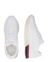 TOMMY HILFIGER Sneaker low bej / bleumarin / roșu / alb - Pled.ro