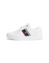 TOMMY HILFIGER Sneaker low bleumarin / auriu / roșu / alb - Pled.ro