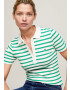 TOMMY HILFIGER Tricou '1985' verde / alb - Pled.ro