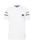 TOMMY HILFIGER Tricou alb kitt / bleumarin / alb murdar - Pled.ro