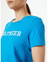 TOMMY HILFIGER Tricou azur / alb - Pled.ro