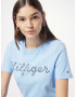 TOMMY HILFIGER Tricou albastru deschis / negru - Pled.ro