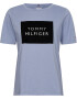 TOMMY HILFIGER Tricou albastru deschis / negru / alb - Pled.ro