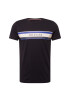 TOMMY HILFIGER Tricou albastru fumuriu / albastru noapte / albastru regal / alb murdar - Pled.ro