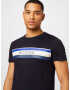 TOMMY HILFIGER Tricou albastru fumuriu / albastru noapte / albastru regal / alb murdar - Pled.ro