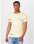 TOMMY HILFIGER Tricou albastru / galben pastel - Pled.ro