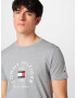 TOMMY HILFIGER Tricou albastru închis / gri amestecat / roșu intens / alb - Pled.ro