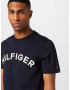 TOMMY HILFIGER Tricou albastru închis / roși aprins / alb - Pled.ro